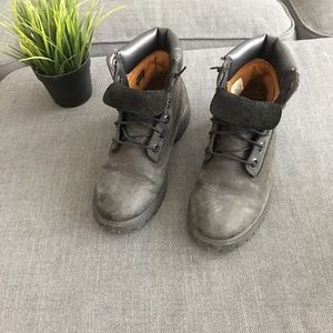 Black Timberland boots